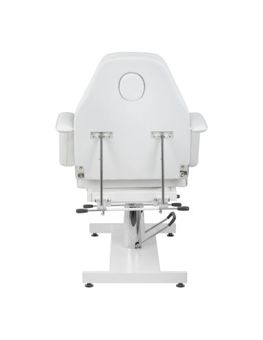Hydraulic cosmetic chair Sillon 210 with cradle white