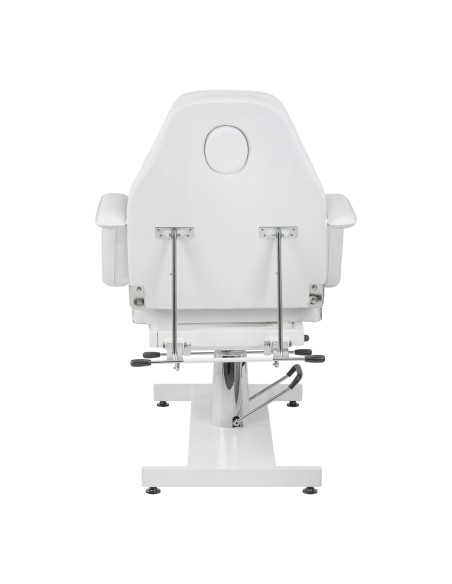 Hydraulic cosmetic chair Sillon 210 with cradle white