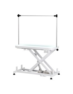 Electric grooming table PAW 3 with lighting, white
