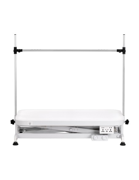 Electric grooming table PAW 3 with lighting, white