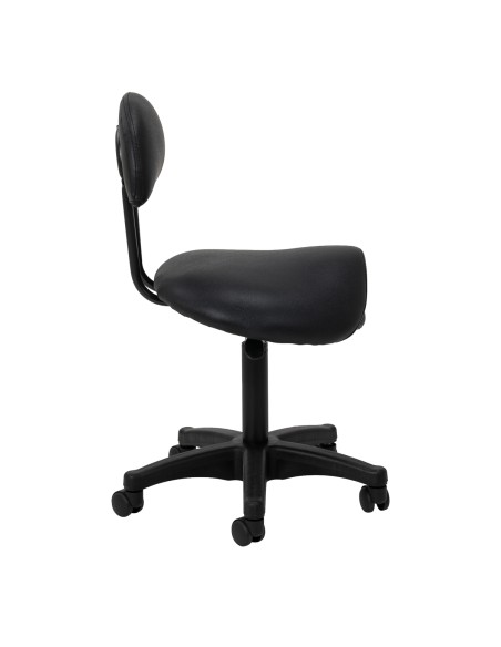 Cosmetic stool 6001 black with a black base