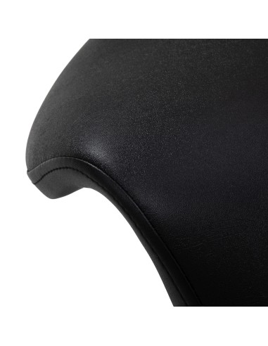 Cosmetic stool 6001 black with a black base