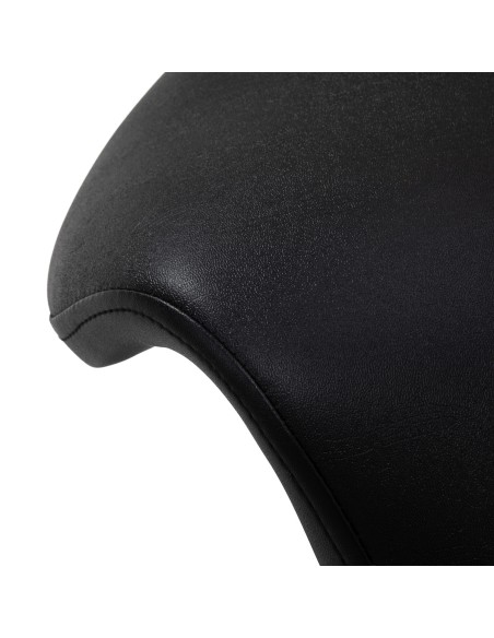 Cosmetic stool 6001 black with a black base