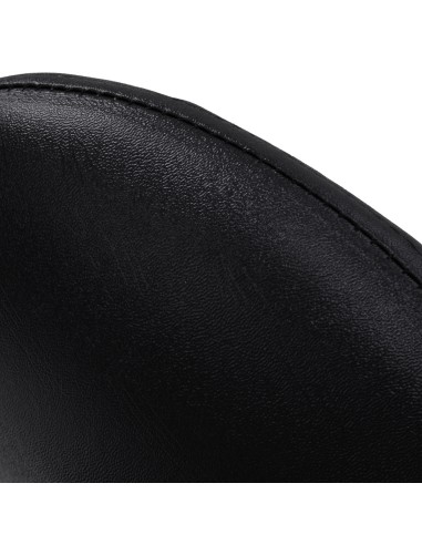 Cosmetic stool 6001 black with a black base