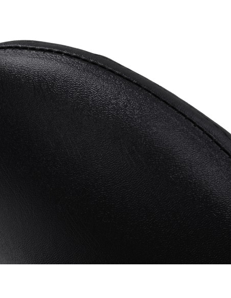 Cosmetic stool 6001 black with a black base