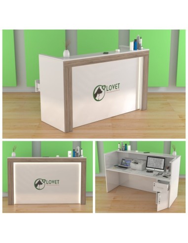 Salon Reception Desk - R5 Standard LED