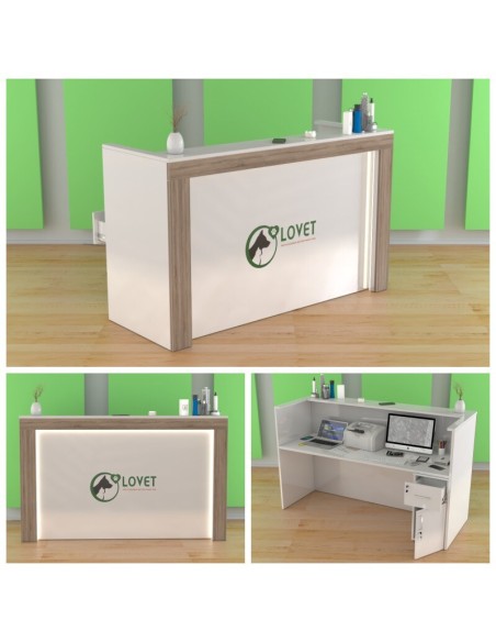 Salon Reception Desk - R5 Standard LED