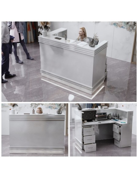 Salon Reception Desk - R49 Standard LED