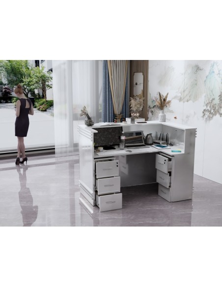 Salon Reception Desk - R49 Standard LED