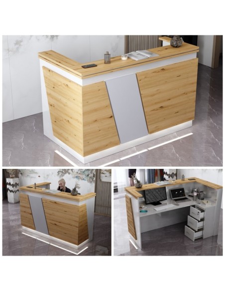 Salon Reception Desk - R28 Standard LED