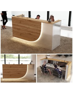 Salon Reception Desk - R87 Standard LED